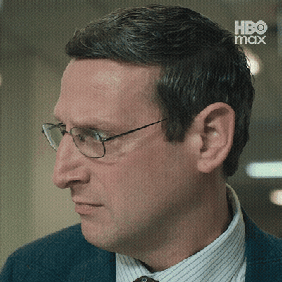 Close Up Man With HBO Max Ad GIF