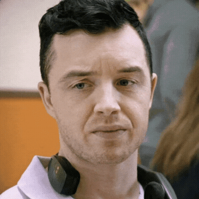 Close Up Man With Headphone Around Neck GIF