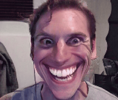 Close Up Man With Huge Smile GIF