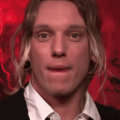 Close Up Man With Long Blonde Hair GIF