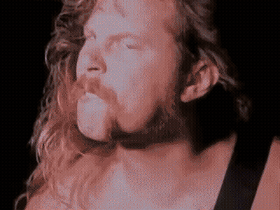 Close-Up Man With Long Hair And Beard GIF