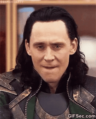 Close Up Man With Long Hair And Shield GIF