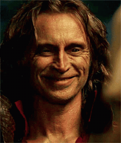 Close Up Man With Long Hair Smiling GIF