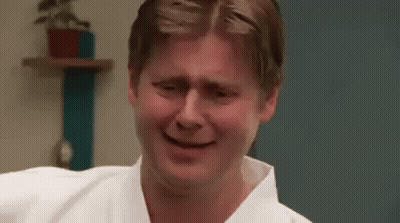 Close Up Man With Tear Running Down Cheek GIF
