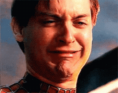 Close Up Man With Tear Running Down Face GIF