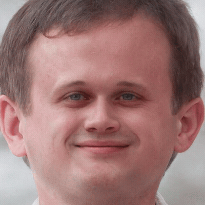 Close Up Man With Very Small Head GIF