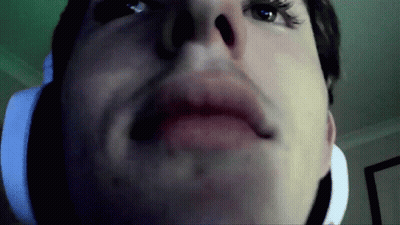 Close Up Man With White Headband GIF