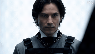 Close Up Man With Word Victor GIF