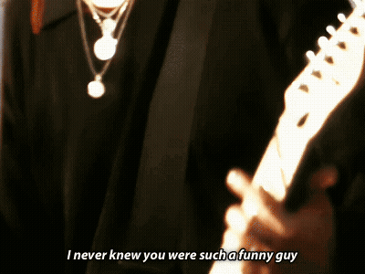 Close Up Neck Saying I Never Knew You Were Such A Funny Guy GIF