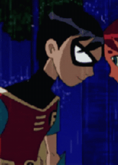 Close Up Of A Robin Cartoon Character GIF