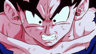 Close Up Of Angry Cartoon Face GIF