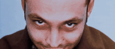 Close Up Of Bearded Man's Face GIF