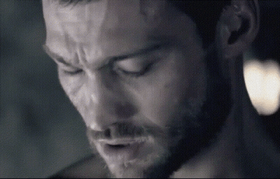 Close-Up Of Bearded Man With Eyes Closed GIF
