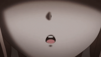 Close Up Of Belly With Surprised Expression GIF