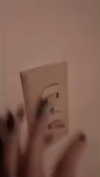 Close Up Of Brown Wall With Shadow Of Person GIF
