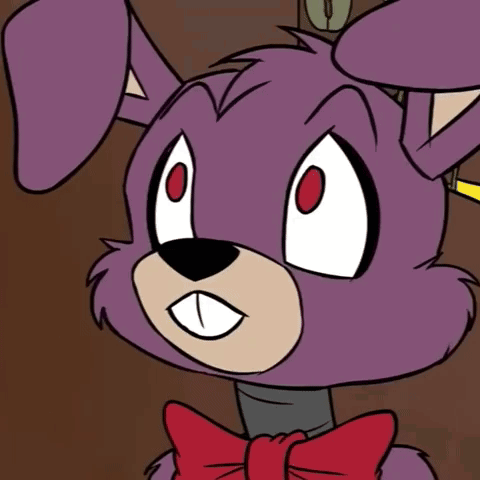 Close Up Of Cartoon Bunny With Bow Tie GIF
