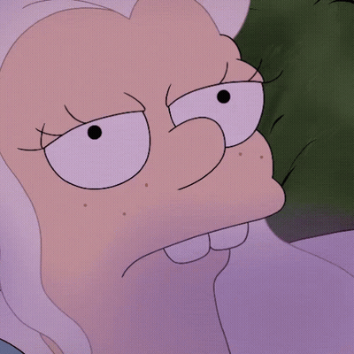 Close Up Of Cartoon Character Face GIF