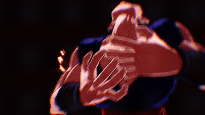 Close Up Of Cartoon Character's Chest And Neck GIF
