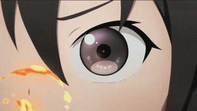 Close Up Of Cartoon Character's Eye GIF