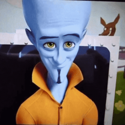 Close Up Of Cartoon Character's Face GIF