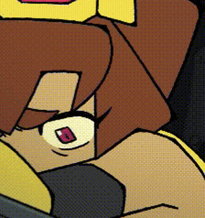 Close Up Of Cartoon Character's Face GIF