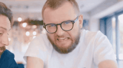 Close Up Of Cartoon Character's Mouth With Bubble GIF