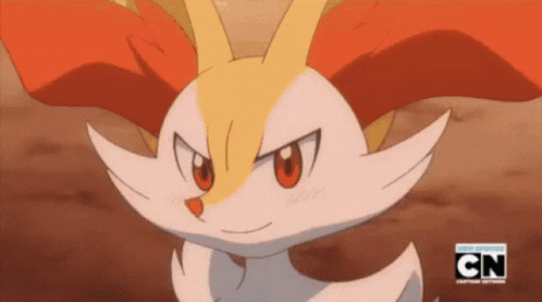 Close Up Of Cartoon Character With CN GIF