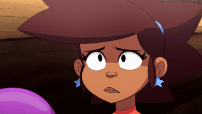 Close Up Of Cartoon Character With Serious Face GIF