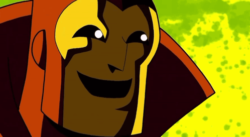 Close Up Of Cartoon Character With Smile GIF