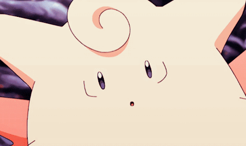 Close Up Of Cartoon Character With Swirl On Head GIF