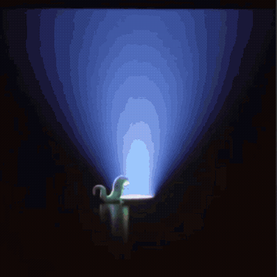 Close Up Of Cartoon Feet On Screen GIF