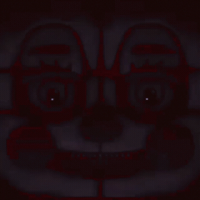 Close Up Of Clown's Red Eyes GIF