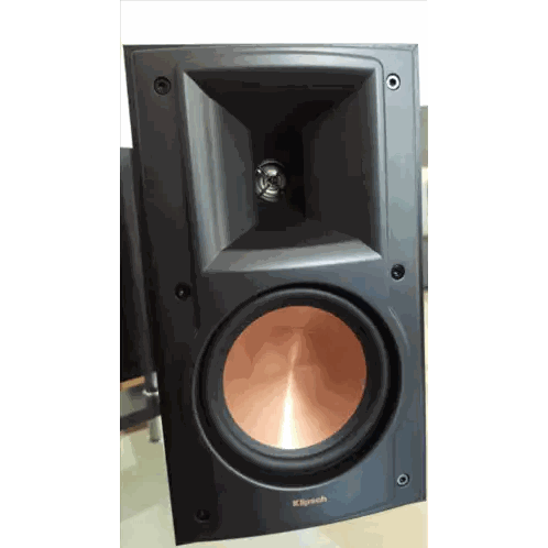 Close Up Of Copper Rim Klipsch Speaker Sticker