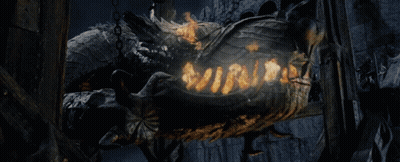 Close Up Of Dragon's Mouth With Teeth GIF