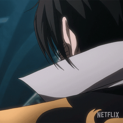 Close Up Of Ear With Netflix Written Below GIF