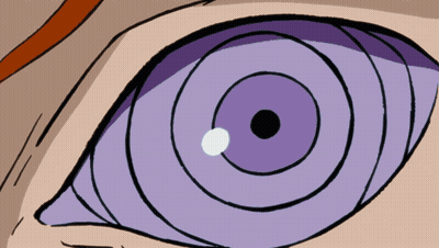 Close Up Of Eye With Purple Circle GIF