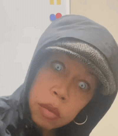 Close Up Of Eye With Supcharlie.com GIF