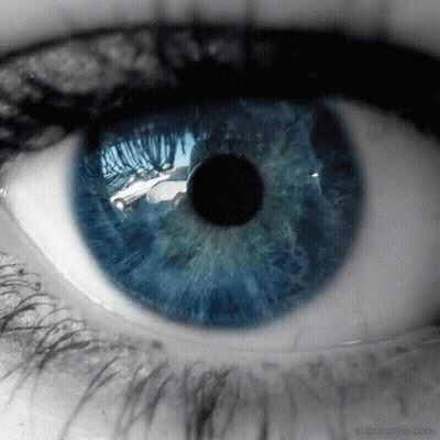 Close Up Of Eye With Supcharlie.com GIF