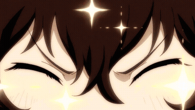 Close Up Of Eyes With Star Above GIF