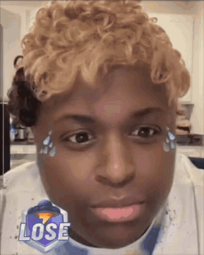 Close Up Of Face With Loose Sticker GIF