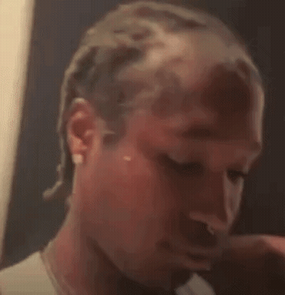 Close Up Of Face With Nose Ring GIF