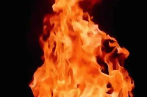 Close Up Of Fire GIF