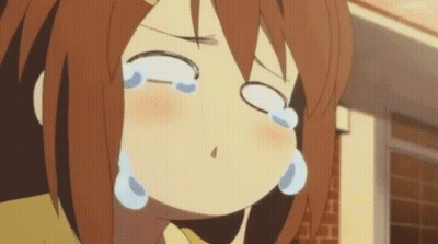 Close Up Of Girl Crying With Tears GIF