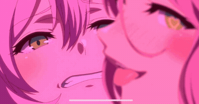Close Up Of Girl's Eye With Heart Shaped Pupil GIF