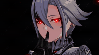 Close Up Of Girl's Face On Red Background GIF