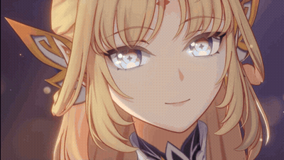 Close Up Of Girl With Blonde Hair And Blue Eyes GIF