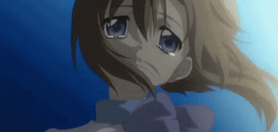 Close Up Of Girl With Blue Eyes GIF
