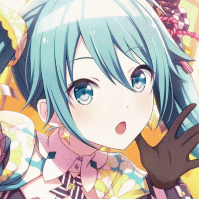 Close Up Of Girl With Blue Hair GIF