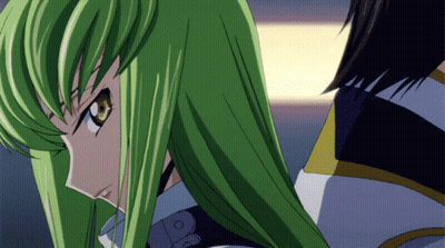 Close Up Of Girl With Green Hair GIF