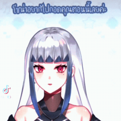 Close Up Of Girl With Heart Behind Her GIF